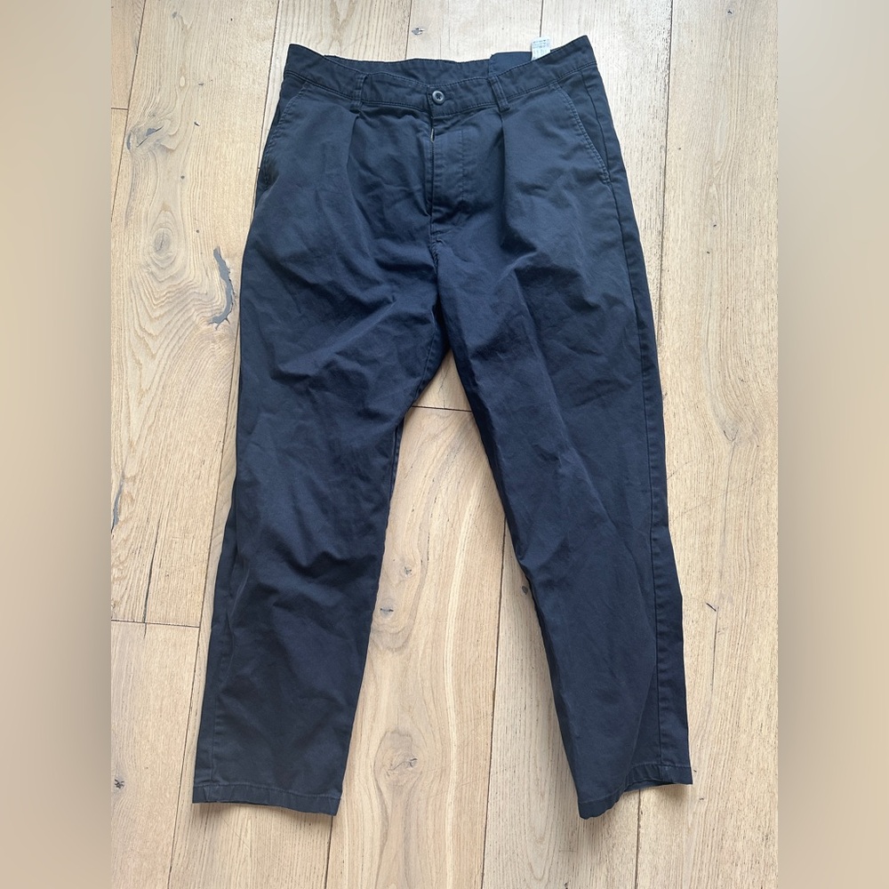 Zara Men's Navy chino pants waist 32”